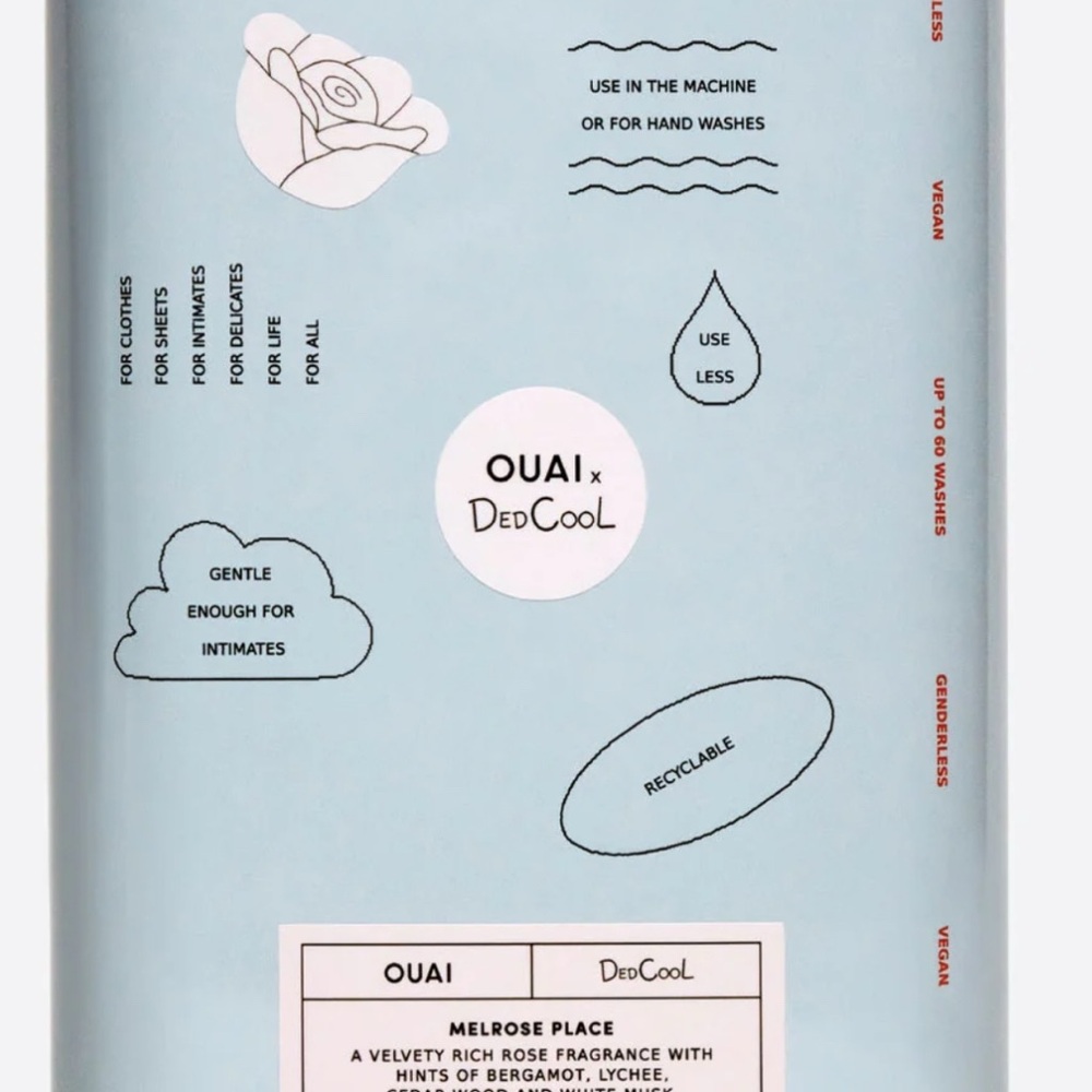 2 pk OUAI Melrose Place DedCool Detergent 60 washes ea - Picture 5 of 6